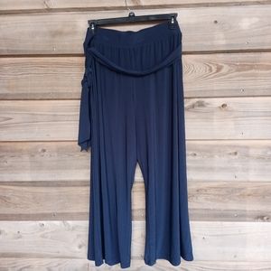 Cato Petite Wide Leg Pull On Pants